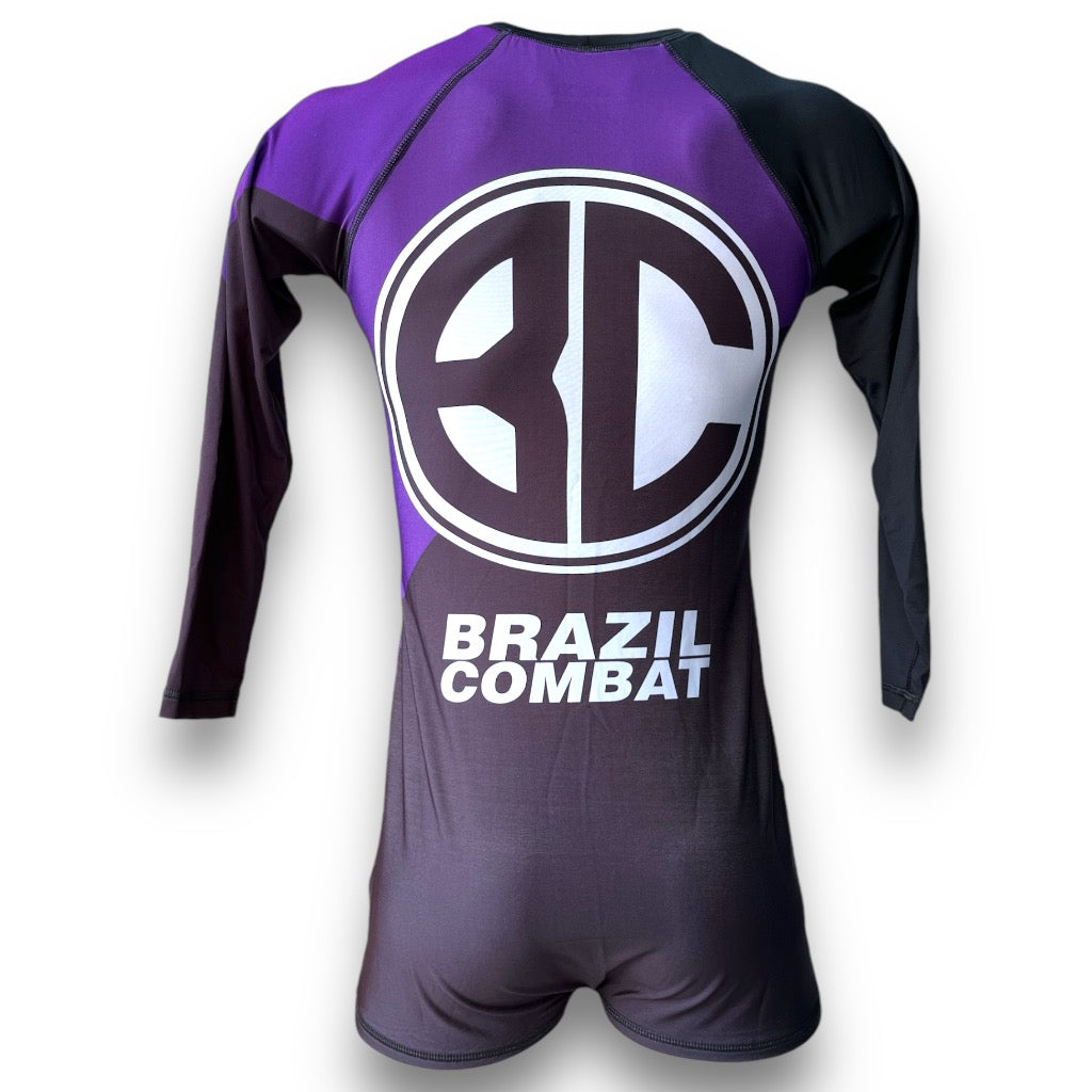 Body New Age Preto e Roxo