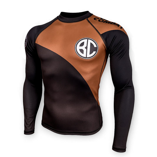 Rash Guard New Age Manga Longa Marrom