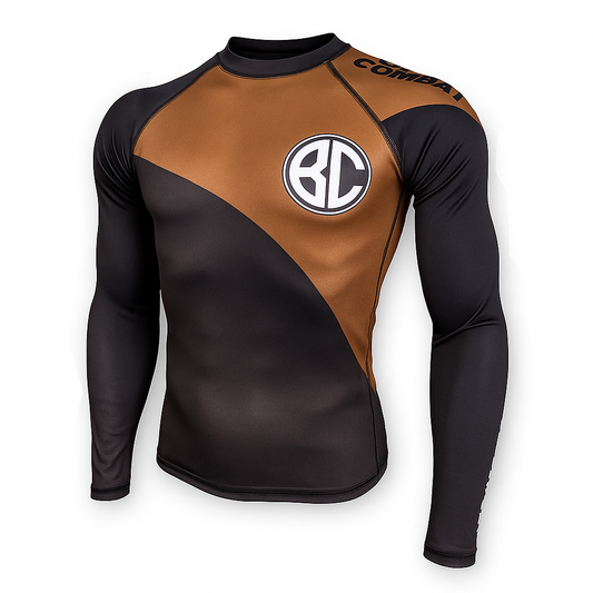 Rash Guard New Age Manga Longa Marrom